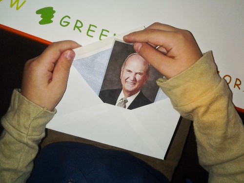 General Conference Activities Apostle Pictures Envelope Matching
