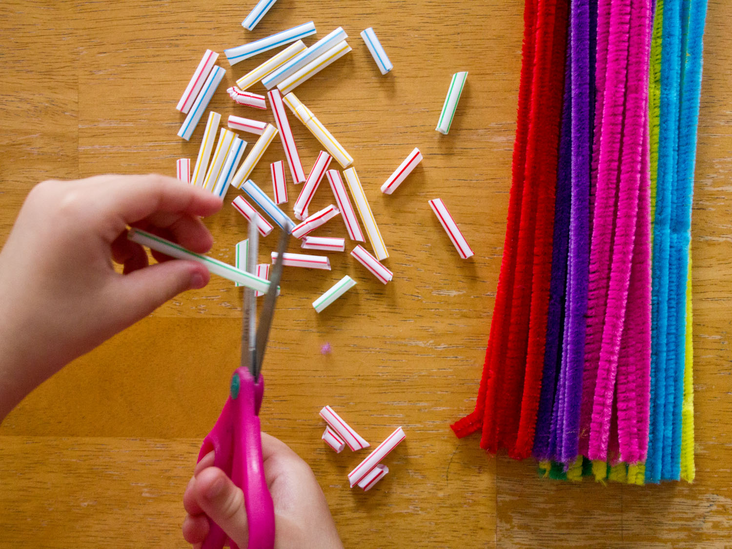 General Conference Activities - Straws and Pipe Cleaners, Playdough