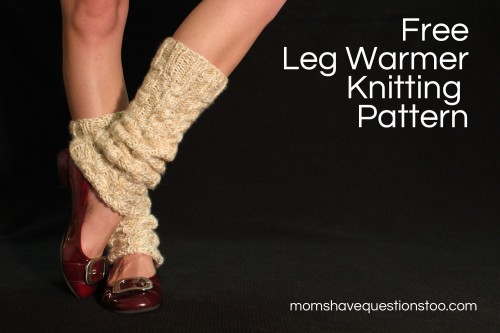 Chunky Cabled Legwarmers/Boot Socks: free knitting pattern