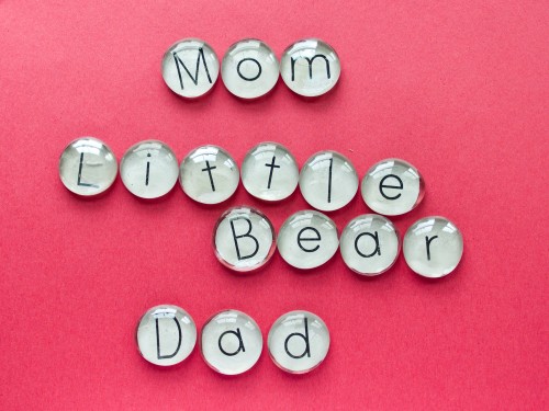 How to Make a Flat Marble Alphabet