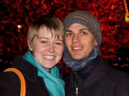 Cassidy and Kevin at Temple Square -- Moms Have Questions Too