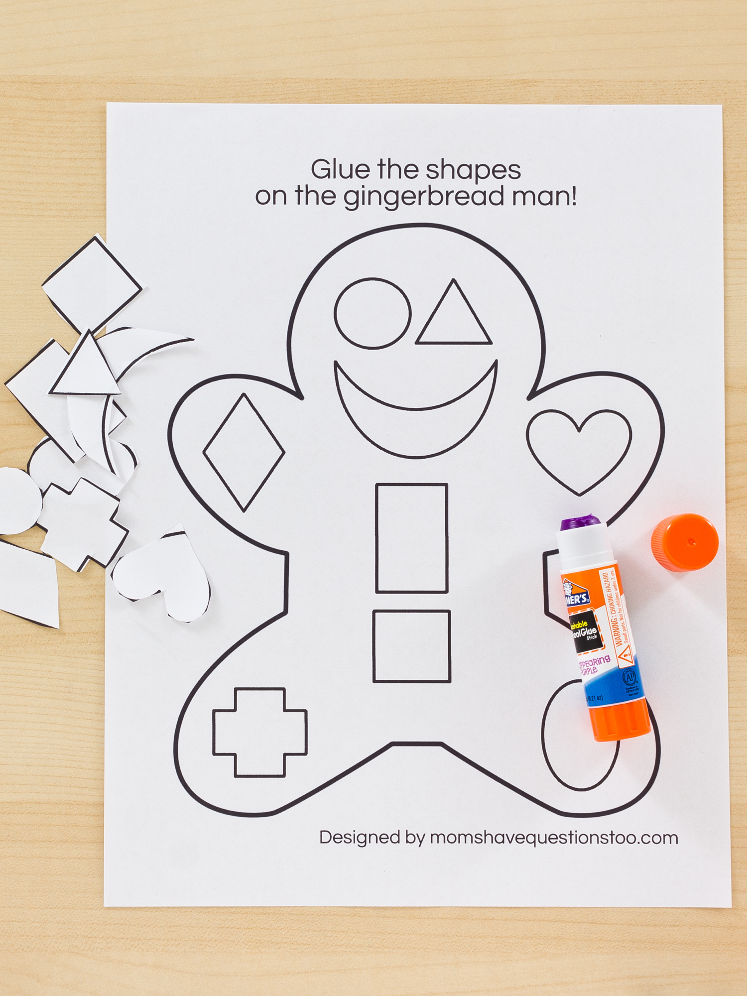 $1.99 Cut and Paste Activity Pack ** - Moms Have Questions Too