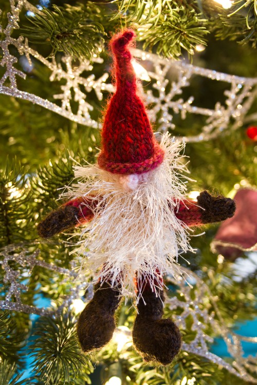 Homemade Christmas Decorations Knit Elf -- Moms Have Questions Too