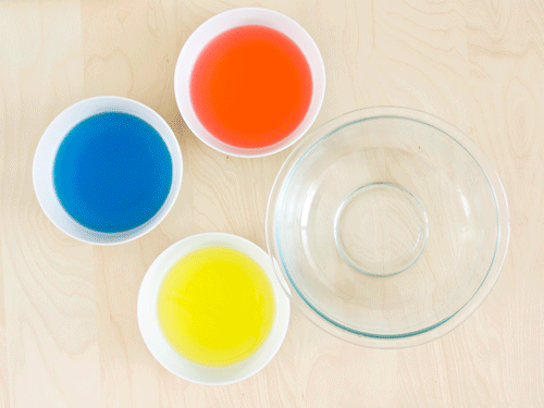 Toddler Color Games Ice Cube Color Mixing -- Moms Have Questions Too