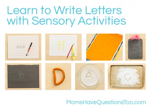 How to Write Letters Using Sensory Activities Moms Have Questions Too  499x356