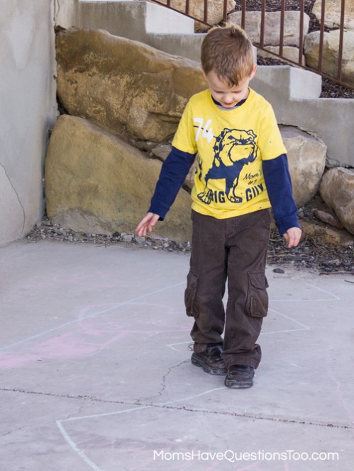 A fun activity to help children develop locomotor skills -- Moms Have Questions Too