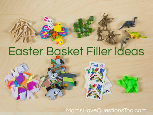 Inexpensive Easter Basket Filler Ideas -- Moms Have Questions Too