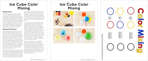 Color Activity Pack Sample Pages - Moms Have Questions Too