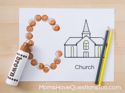 Do a Dot Coloring Pages for Preschoolers and Toddlers - Moms Have Questions Too