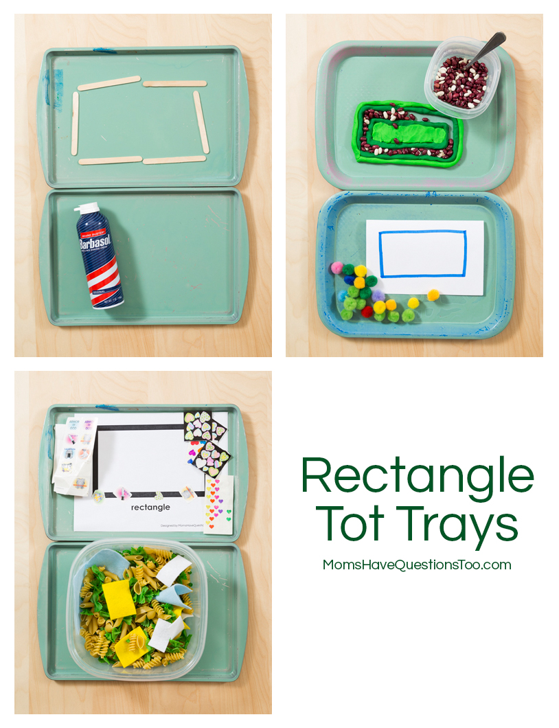 Rectangle Tot Trays - Moms Have Questions Too