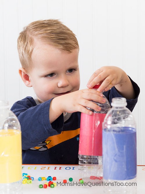 Put the lid on a waterbottle - Moms Have Questions Too