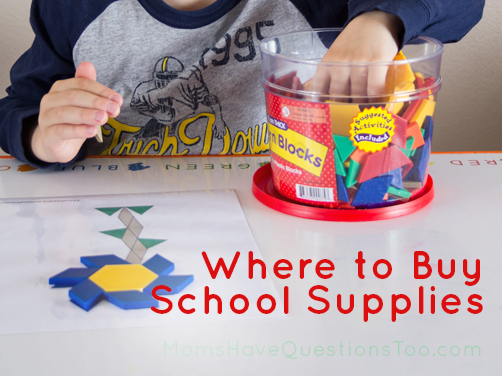 Where to Buy School Supplies - Moms Have Questions Too