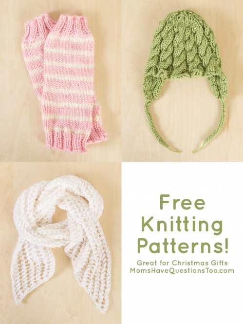 Free Knitting Patterns - Moms Have Questions Too