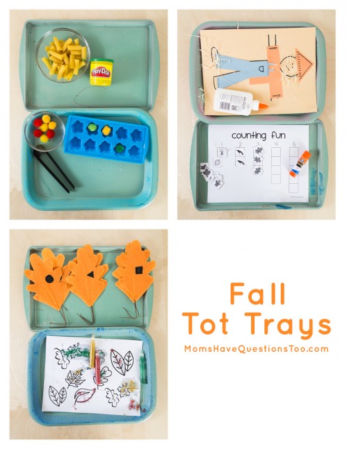 Great activities for Fall Tot Trays - Moms Have Questions Too