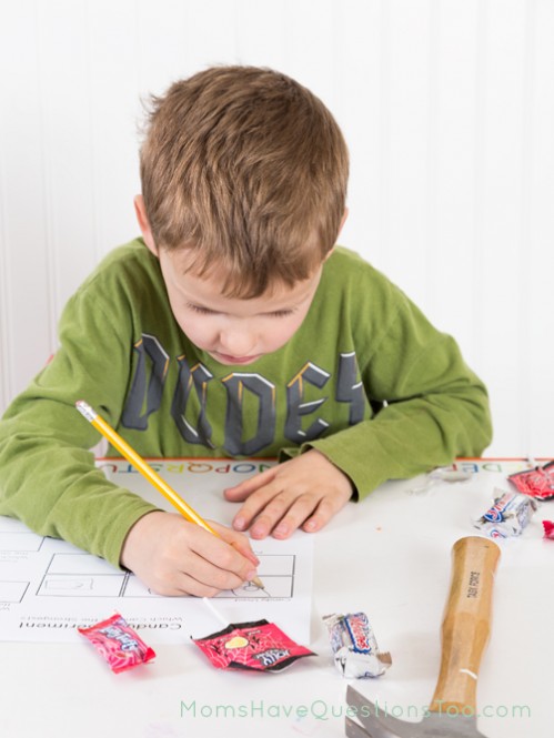 Testing Candy Strength Experiment - Moms Have Questions Too