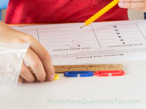 Measuring with Math Links - Moms Have Questions Too