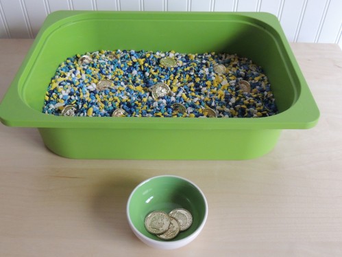 Treasure Hunt Sensory Bin