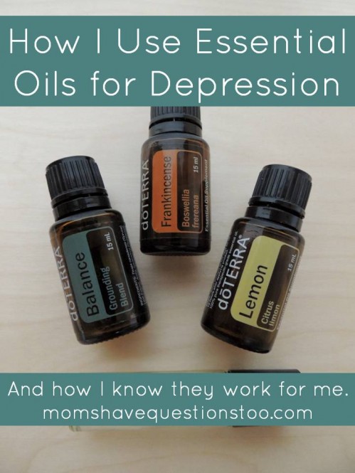 How I Use Essential Oils for Depression. Yes, they really work for me and I have proof.
