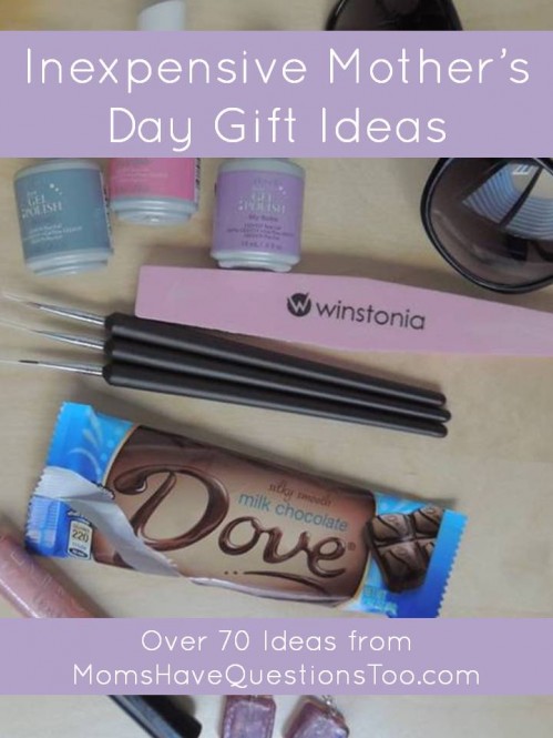 Over 70 Inexpensive Mother's Day Gift Ideas