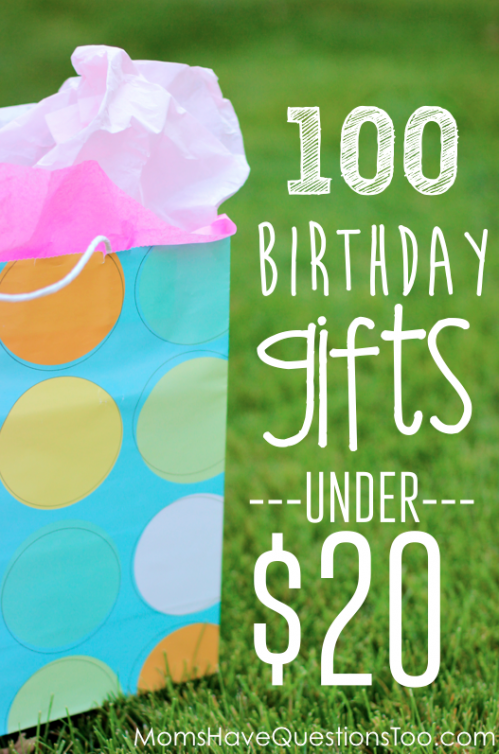 Over 100 unique and inexpensive birthday gift ideas for kids! Includes a free printable list to take with you as you shop! Includes lots of creative ideas you probably haven't thought of!