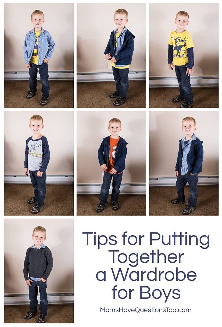 How to Put Together a Wardrobe for Boys - Moms Have Questions Too