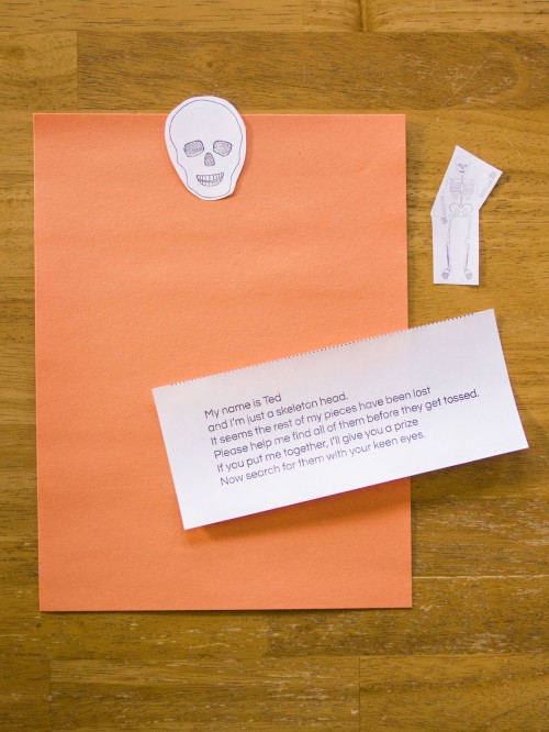 Halloween Skeleton Scavenger Hunt Ted Head Halloween Skeleton Scavenger Hunt Ted Head