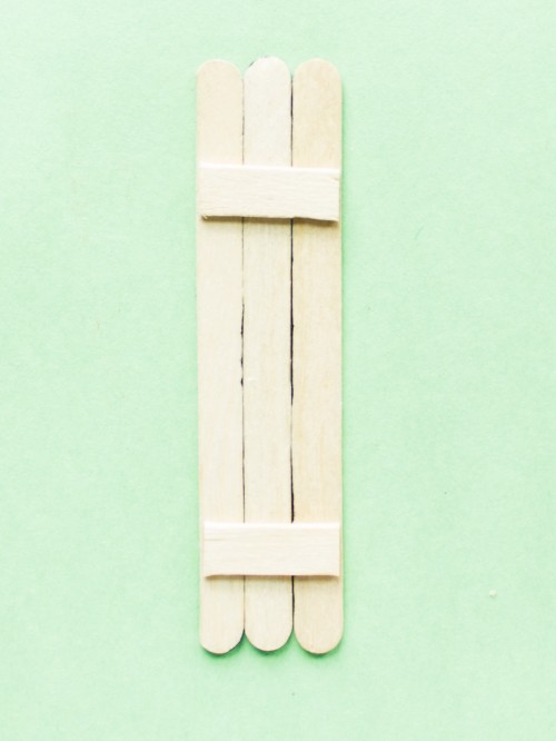 Popsicle Stick Pumpkin and Bat Craft