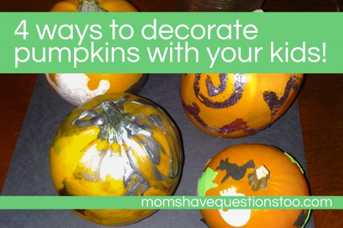 Four Pumpkin Decoration Ideas
