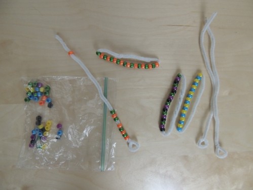 General Conference Activity-make patterns with pony beads