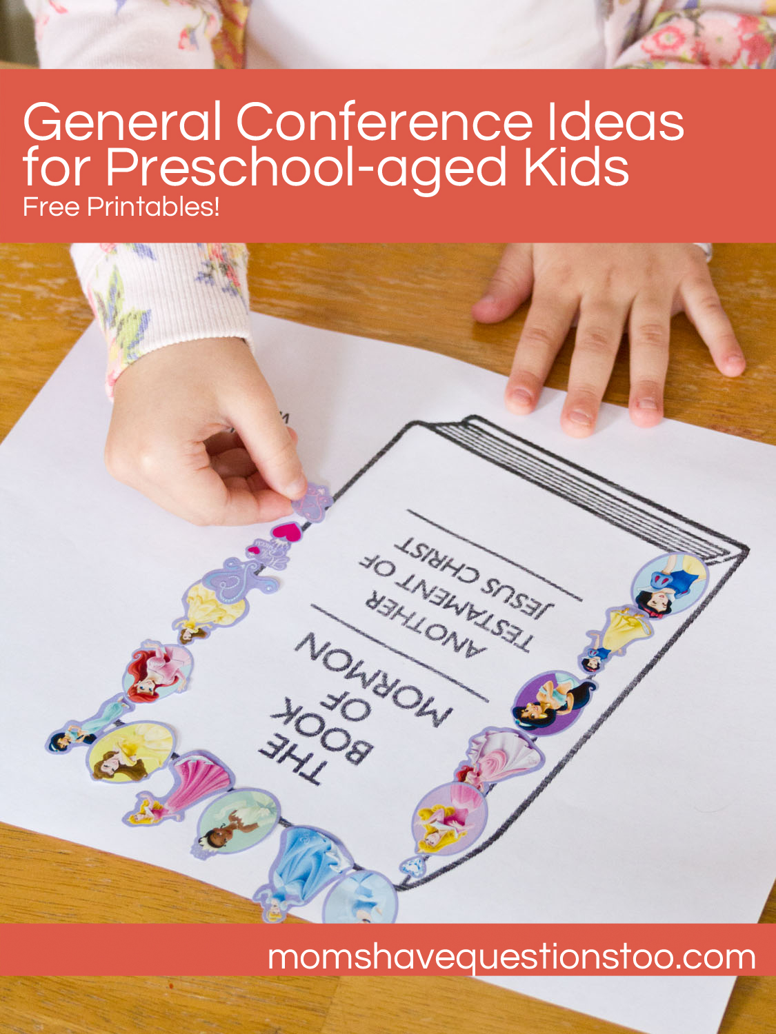 Moms Have Questions Too General Conference Activities for Preschoolers