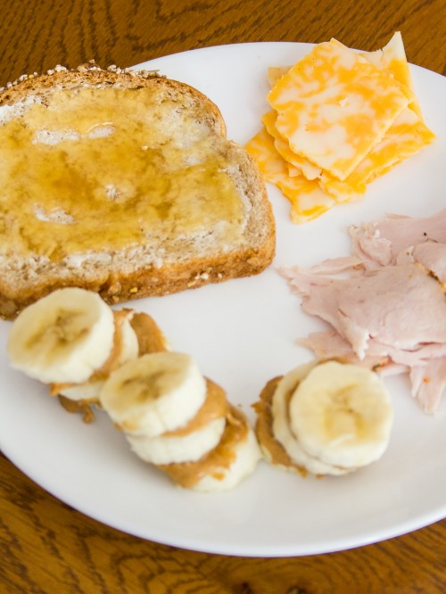 Kitchen Floor Picnic Food -- Moms Have Questions Too