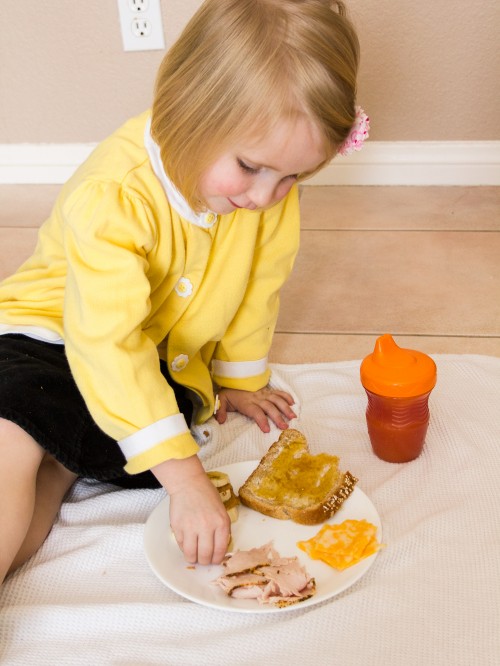 Kitchen Floor Picnic -- Moms Have Questions Too