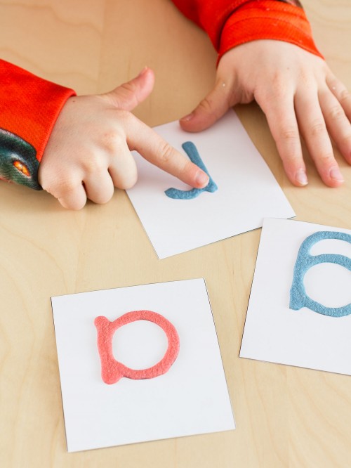 Puffy Paint Letter Cards, Replace Montessori Sandpaper Letters -- Moms Have Questions Too
