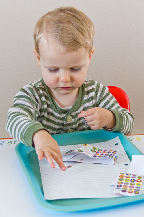 Car Stickers - Car Themed Tot School Trays -- Moms Have Questions Too