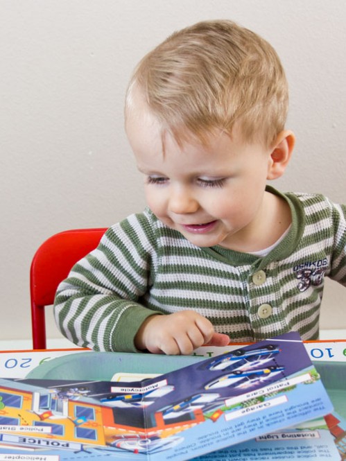 Car Books -- Car Themed Tot School Trays -- Moms Have Questions Too