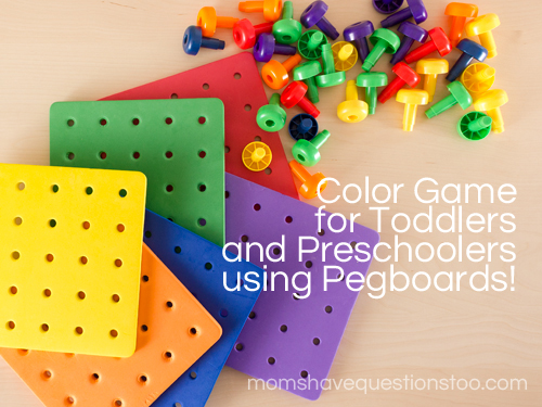 peg game for toddlers