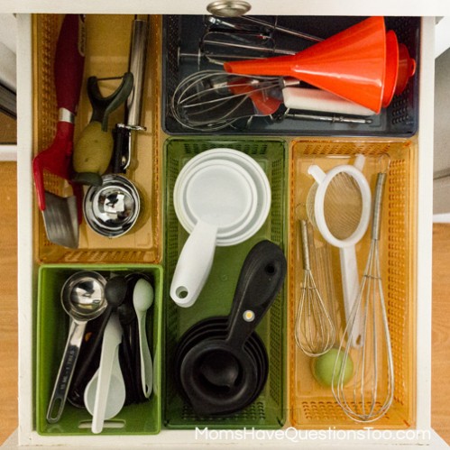 Home Organization Ideas -- Moms Have Questions Too