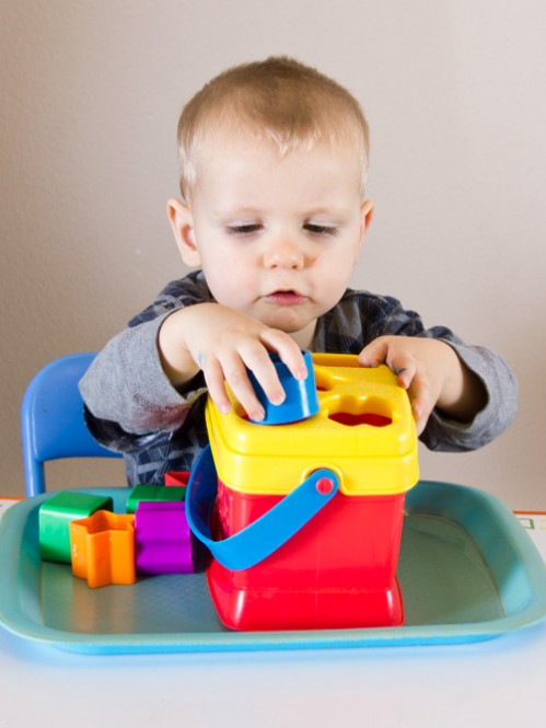 Valentine Themed Tot School Trays -- Moms Have Questions Too