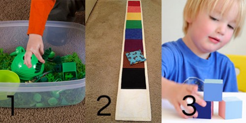 Sensory Color Activities for Toddlers -- Moms Have Questions Too