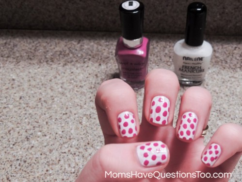 Spring Nail Art Ideas Using Dots -- Moms Have Questions Too