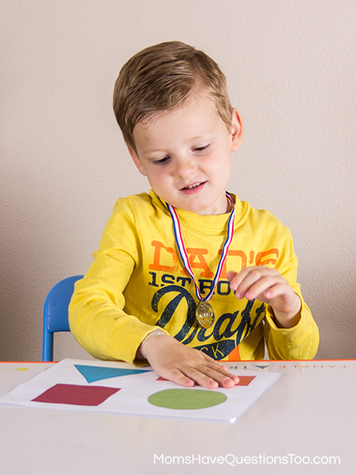 Find the Shape - Teaching Shapes Activity - Moms Have Questions Too