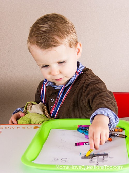 Coloring Pages - Montessori Pirate Themed Tot School Trays - Moms Have Questions Too