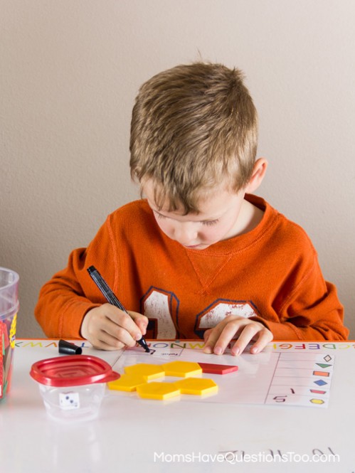 Pattern Blocks Pre-Addition Math Activity - Moms Have Questions Too