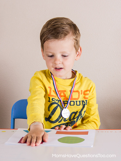 Find the Shape - Teaching Shapes Activity - Moms Have Questions Too