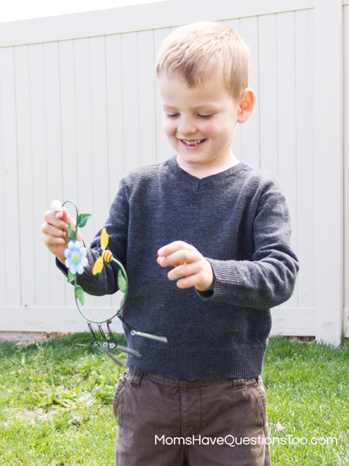 Dollar store finds preschool lesson on wind moms have questions too