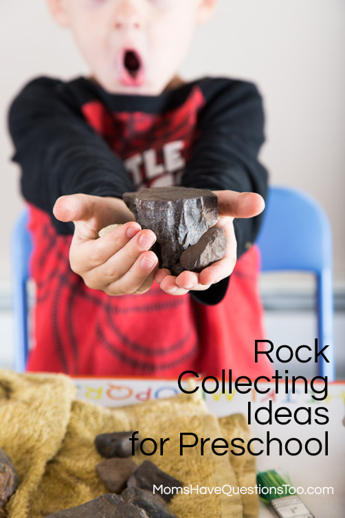 Start a rock collection with your preschooler www.momshavequestionstoo.com
