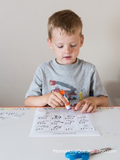 Beginning Letters Cut and Paste Preschool Activity - Moms Have