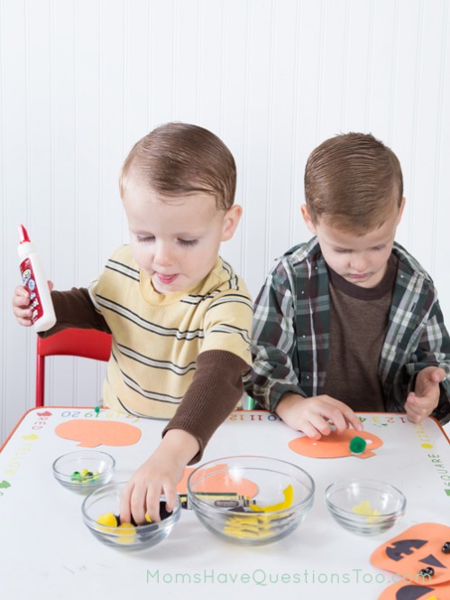 Decorating pumpkins with simple craft supplies - Moms Have Questions Too