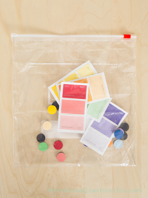 Paint Chip Color Match Busy Bag