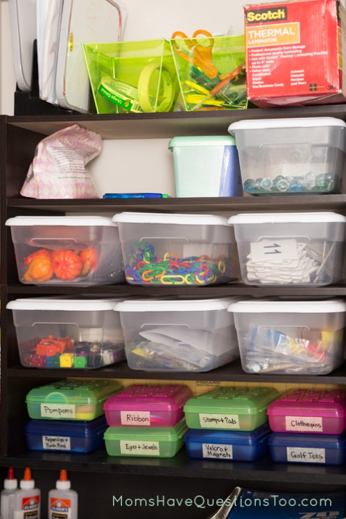 Shelf Organization Ideas - Moms Have Questions Too
